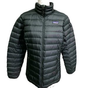 PATAGONIA Women's Down Sweater Jacket Black Large